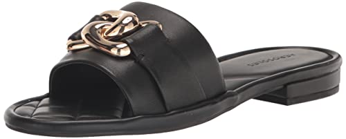 Aerosoles Women's Big Chain Slide Slipper, Black, 10 Wide