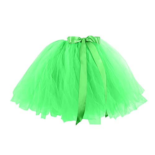 Dance Tutu Skirt Layered Tulle Tutu Skirt Womens Tutu Skirt Vintage Ballet Bubble Layered Tutu Skirt for Women Green