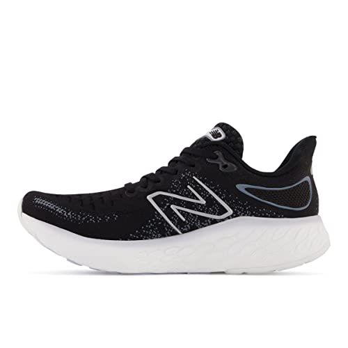 New Balance Women's Fresh Foam X 1080 V12 Running Shoe, Black/Thunder/Violet Haze, 8