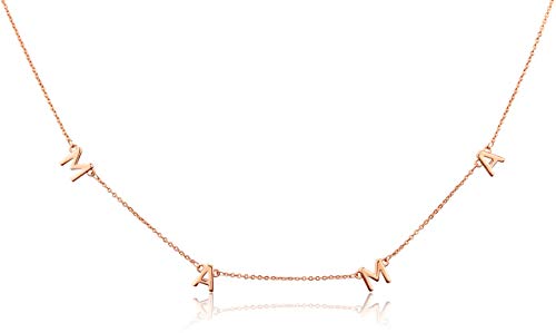 Benevolence LA Womens, Mama Necklace Dainty Necklace, 14k Gold Dipped Necklaces, Gifts for Mom | Gold Necklace, Mom Necklace, Necklaces for Mom, Travel Accessories, Designed in California