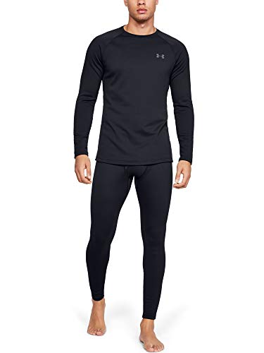 Under Armour Mens Packaged Base 3.0 Leggings , Black (001)/Pitch Gray , Large