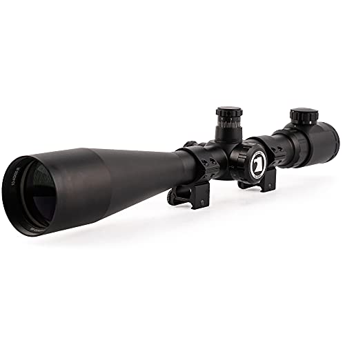 Osprey Global TA10-40X50MDG : Osprey Tactical Series 10-40X 50mm Riflescope with Illuminated (Red, Green,Blue) MIL-Dot Reticle - Matte Black - 1/8 MOA - 30mm Tube
