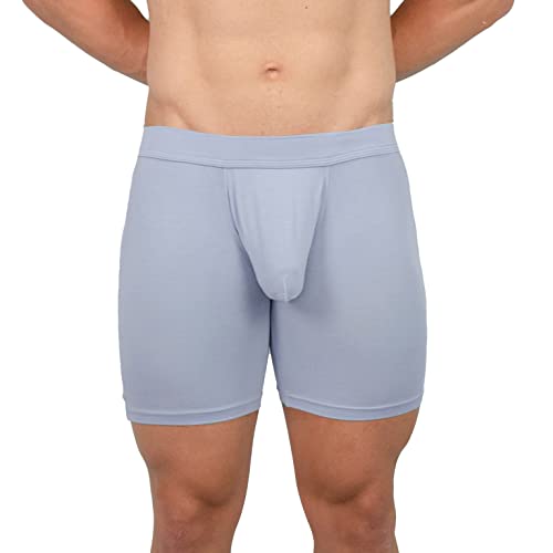 Obviously EliteMan - Boxer Brief 6 inch Leg - Ice - Small