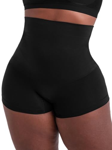 SHAPERMINT Shapewear for Women Tummy Control - Boy Shorts for Women, Under Shorts for Dresses Black