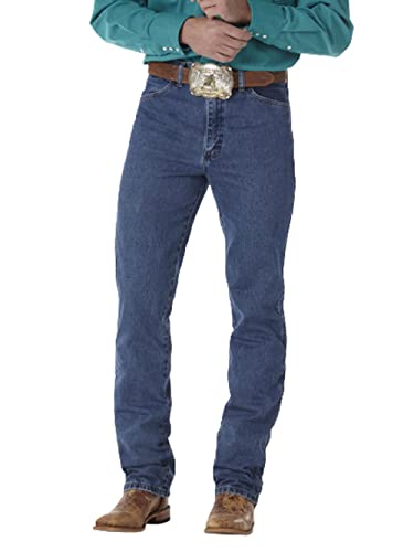 Wrangler Men's 0936 Cowboy Cut Slim Fit Jean, Stonewashed, 36W x 30L