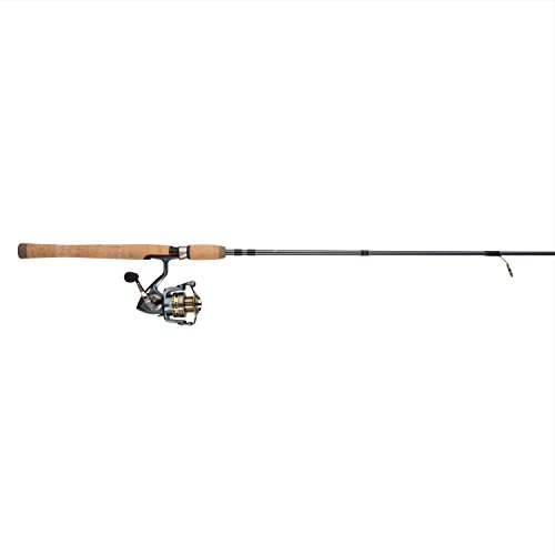 Pflueger 6'6' President Spinning Reel and Rod Combo, Medium, 2-Piece Graphite Rod, Size 30 Reel, Aluminum Spool