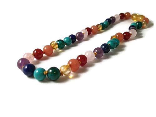 Baltic Essentials 12.5' Polished Honey Rainbow Necklace (12.5')