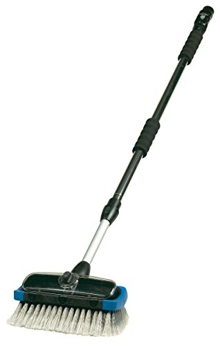 Carrand 93984 10' Flow-Thru Suds-N-Go Bi-Level Wash Brush With 71' Extension Pole