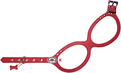 Buddy Belts Harness Pebble Grain Red - Premium Edition (2)