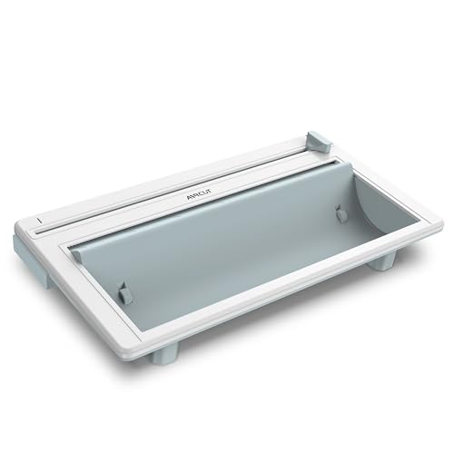 AIRCUT Vinyl Roll Holder with Trimmer for Cricut Maker 3/Maker and Explore Air/2/3, Roll Holder with Cutter Perfect for Smart Vinyl and Heat Transfer Iron On