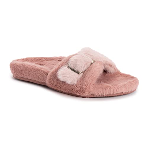 MUK LUKS womens Women's Brilla Slipper, Antique Pink, Large US