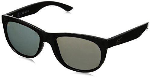 Kaenon Men's Stinson Polarized Rectangular Sunglasses, Black, 53.5 mm