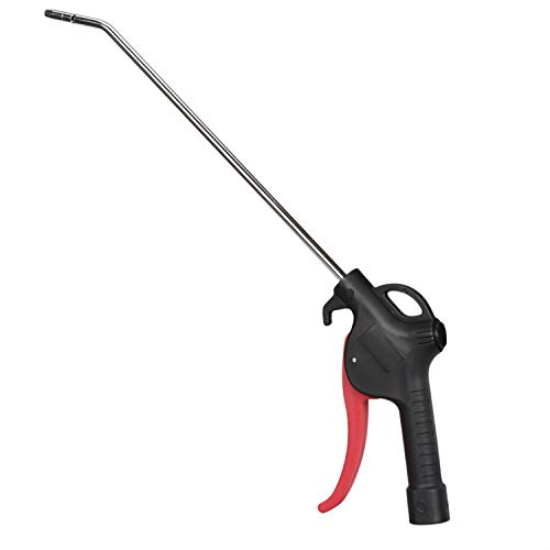 WYNNsky Pistol Grip Air Blow Gun with 10 Inch Extended Angled Safety Tip Nozzle Pneumatic Air Compressor Accessories Clean Up Tool Duster 90 Max PSI