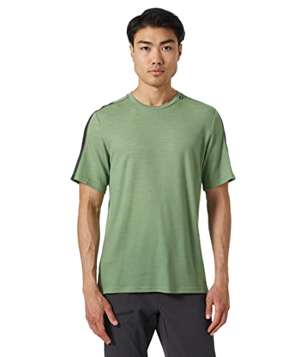 Helly-Hansen Men's LIFA Merino Lightweight Tee, 406 Jade 2.0, Large