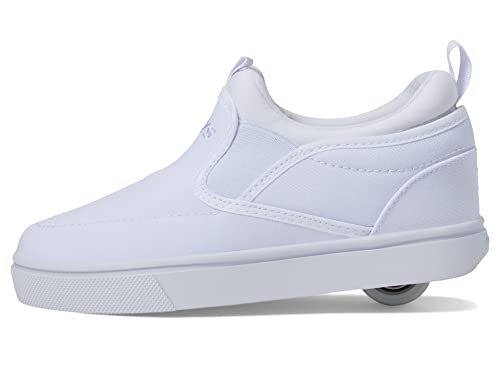 HEELYS J3t Wheeled Heel Shoe, White, 6 US Unisex Big Kid