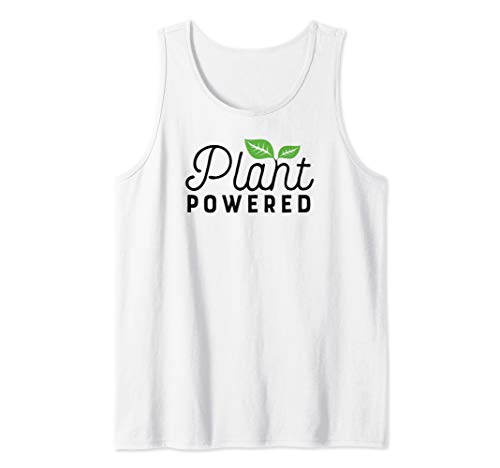 Plant Powered Funny Gym Workout Vegetarian Vegan Men Women Tank Top