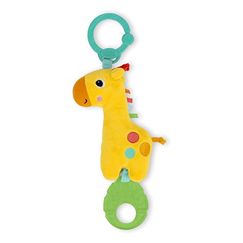 Bright Starts Tug Tunes On-The-Go Toy for Stroller and Carriers - Giraffe - Unisex, Newborn +