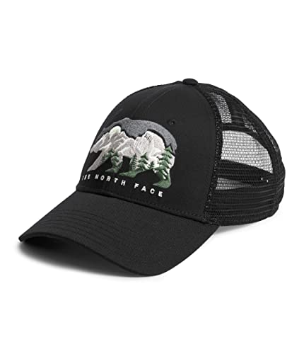 THE NORTH FACE Embroidered Mudder Trucker, TNF Black/Bear Graphic, One Size