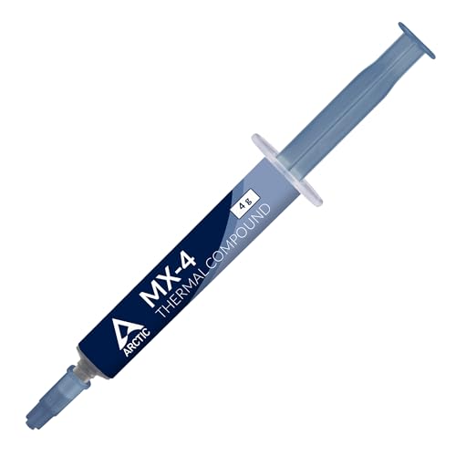 ARCTIC MX-4 (4 g) - Premium Performance Thermal Paste for all processors (CPU, GPU - PC), very high thermal conductivity, long durability, safe application, non-conductive