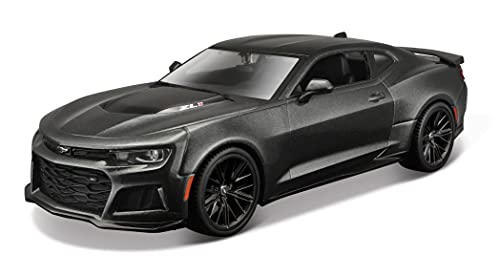 Maisto 1:24 Scale Assembly Line 2017 Chevrolet Camaro ZL1 Die-Cast Vehicle, Black