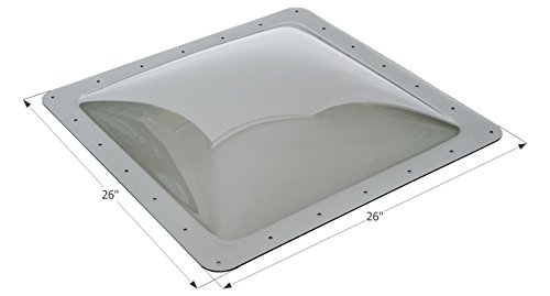 ICON 12121 RV Skylight SL2222-22' x 22' x 4', Smoke