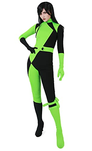 miccostumes Women's Miss Go Bodysuit Jumpsuit with Gloves and Leg Bag Cosplay Costume (Small)