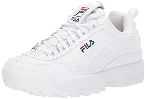 Fila Men's Disruptor Ii Premium Sneaker, White, 9.5