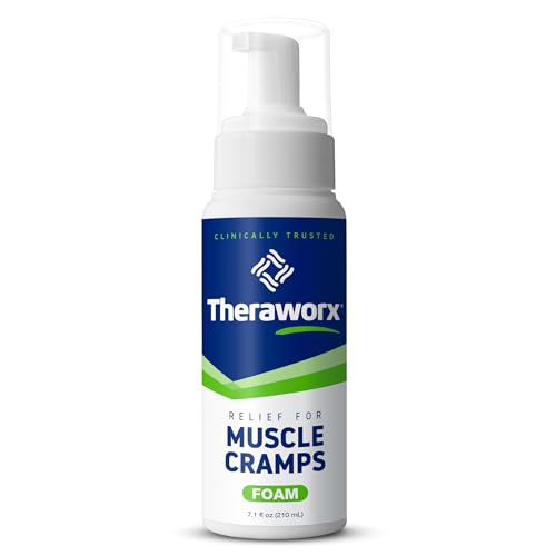 Theraworx Relief for Muscle Cramps Foam Fast-Acting Muscle Spasm, Leg Soreness with Magnesium Sulfate - 7.1 oz - 1 Count
