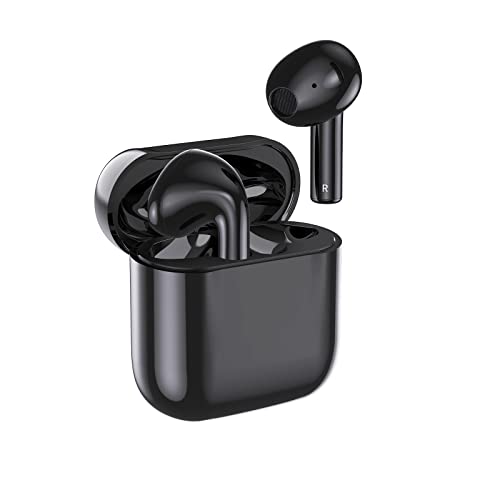Bluetooth Earbuds, Environmental Noise Cancellation 4 Mic Call Noise Cancelling Ear Buds Stereo Sound Deep Bass Bluetooth Headphones IPX6 Waterproof True Wireless Earbuds for Sport and Working