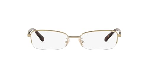Coach HC5097 Prescription Eyewear Frames, Light Gold/Demo Lens, 52 mm