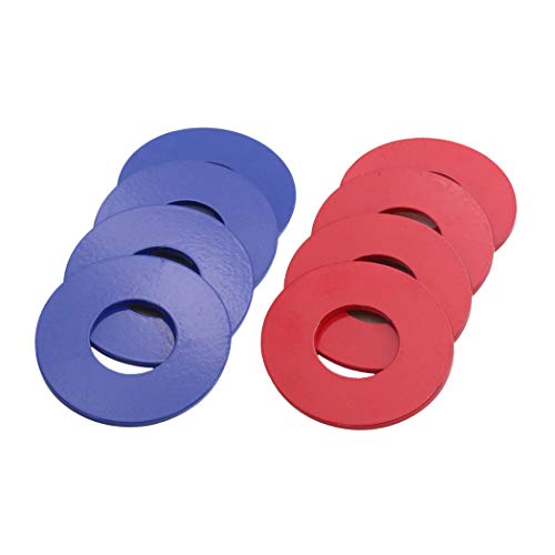 GoSports Bottle Opener Replacement Washer Set - Plastic Coated Metal with Bottle Opener - Set of 8 Washers