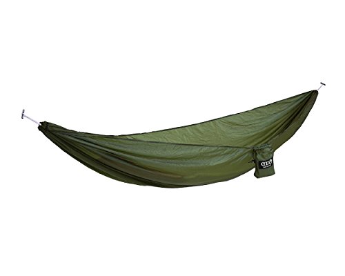 ENO Sub6 Ultralight Hammock - 1 Person Portable Hammock - Lightweight and Comfortable - for Camping, Hiking, Backpacking, Travel, Festival, or The Beach - Lichen