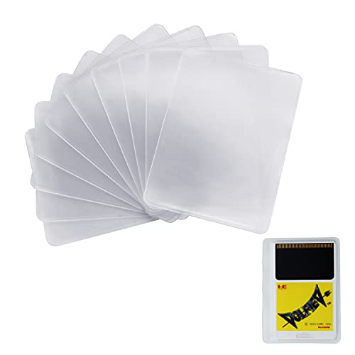 ASTONEY 30 PCS Sleeve Replacement Compatible with Turbografx 16 (Turbo Chip), Cartridge Protector Cover for PC Engine (HuCard),Card Holder for Sega Master System Game Cards