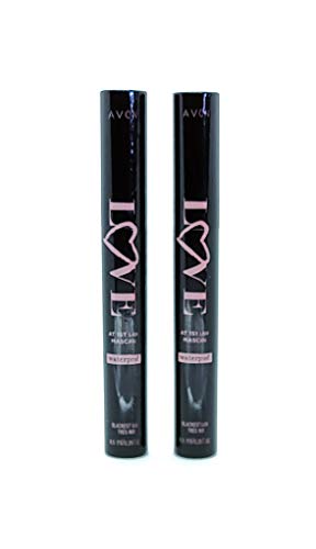 Avon Love at 1st Lash Waterproof Mascara - Blackest Black (2 PACK)