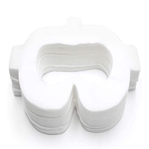 AMVR 100pcs VR Face Cover Pad Disposable Non-Woven Fabric Sponge Mat with Magic Sticks for Meta Quest 1, Quest 2 and Meta Go