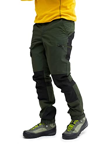 RevolutionRace Men’s Nordwand Pants, Durable Pants for All Outdoor Activities, Forest Green, S