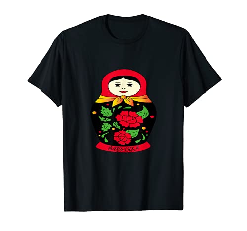 Russian Doll Gift Babushka Russian Doll T-Shirt