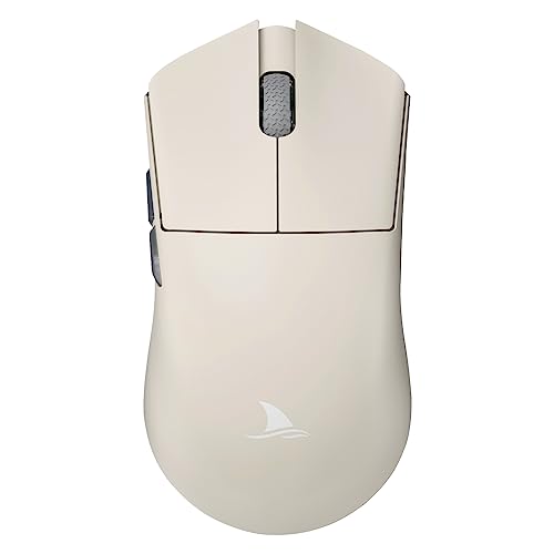 Darmoshark M3 Wireless Gaming Mouse,Tri-Mode 2.4G/USB-C/Bluetooth Mouse Up to 26000DPI,PAW3395 optical sensor Lightweight 58g,8 programmable button 500MAh Battery Life,Computer Mouse for Laptop,PC,Mac