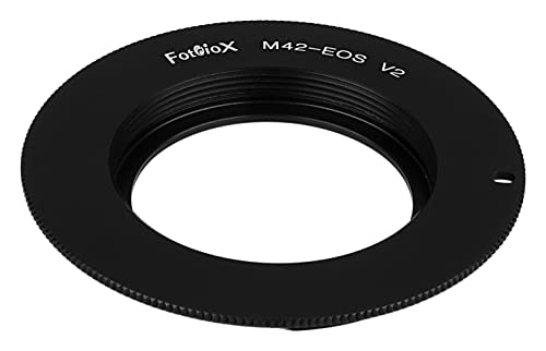 Fotodiox Lens Mount Adapter - M42 Type 2 Screw Mount SLR Lens to Canon EOS (EF, EF-S) Mount SLR Camera Body