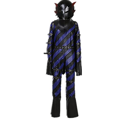1515 Anime Persona 5 Cosplay Goro Akechi Costume Sizes Christmas with Helmet (Male XXL)