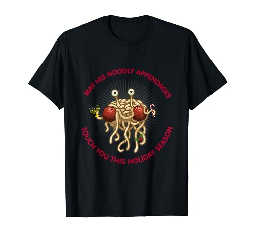 Flying Spaghetti Monster Holiday Gift T-Shirt