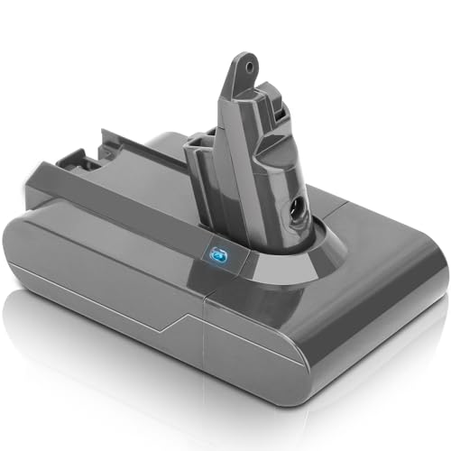 Ibanti 1PACK 21.6V 5000mAh Battery Replacement for V6 DC58 DC59 DC61 DC62 SV03 SV04 SV06 SV09 - Compatible with V6 Motorhead, V6 Animal, V6 Absolute, Slim, and Fluffy Handheld Vacuum Cleaners…