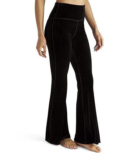 Beyond Yoga Womens Converge Bell Pants Black MD (US Women's 6-8) One Size