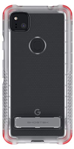 Ghostek Covert Google Pixel 4a Case Clear with Kickstand Slim Thin Shockproof Design Scratch Resistant Back and Anti Slip Hand Grip Protective Cover for 2020 Google Pixel 4a (5.8 Inch) - (Clear)