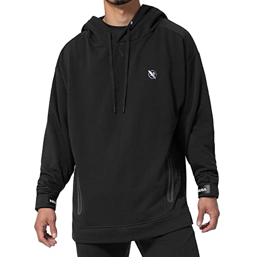 Hayabusa Men's Midweight Pullover Hoodie - Black, Medium