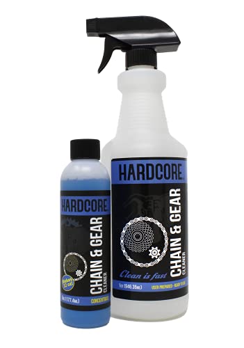 HARDCORE Chain & Gear Cleaner, Kit with bottle