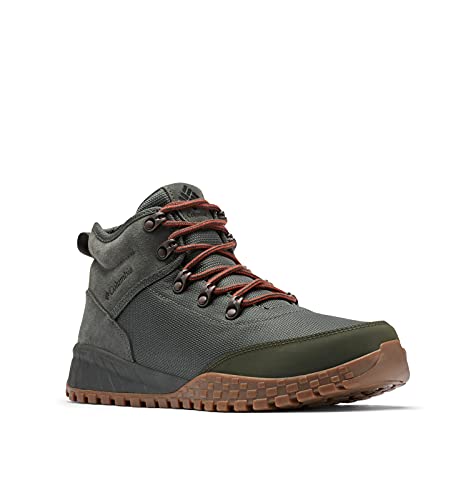 Columbia Men's Fairbanks Mid, Gravel/Dark Moss, 11.5