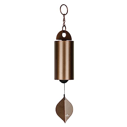 Woodstock Wind Chimes Heroic Windbell Antique Copper Medium (24') Lovely Resonance Serenity Wind Bell, Outdoor Decor for Garden, Patio, Porch Christmas/Hanukkah Gifts (HWMC)