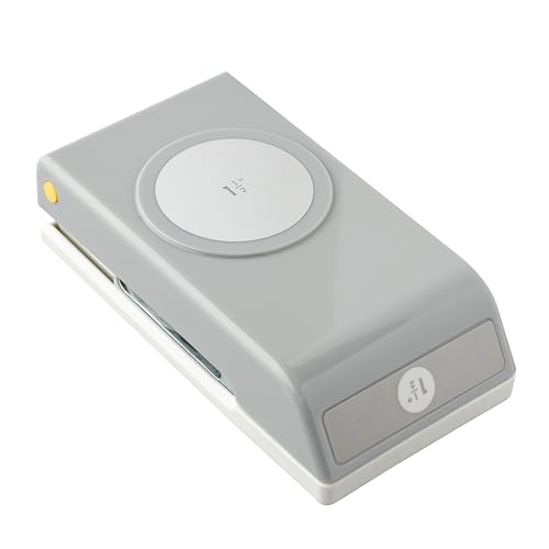 EK Tools Circle Punch 1.5-Inch with Safety Lock, Create Perfect Circles for Handmade Cards, Scrapbooking, Gift Tags, Invitations, and Decoration