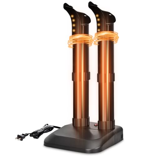 Air Choice Boots Dryer, Portable Quiet shoes & Glove Dryer with Heat Blower, Detachable Racks, Quick Drying, Eliminate Bad Smell, 2 Boot Warmer for Shoes, Gloves, Hats, Socks, Ski Boots, Socks